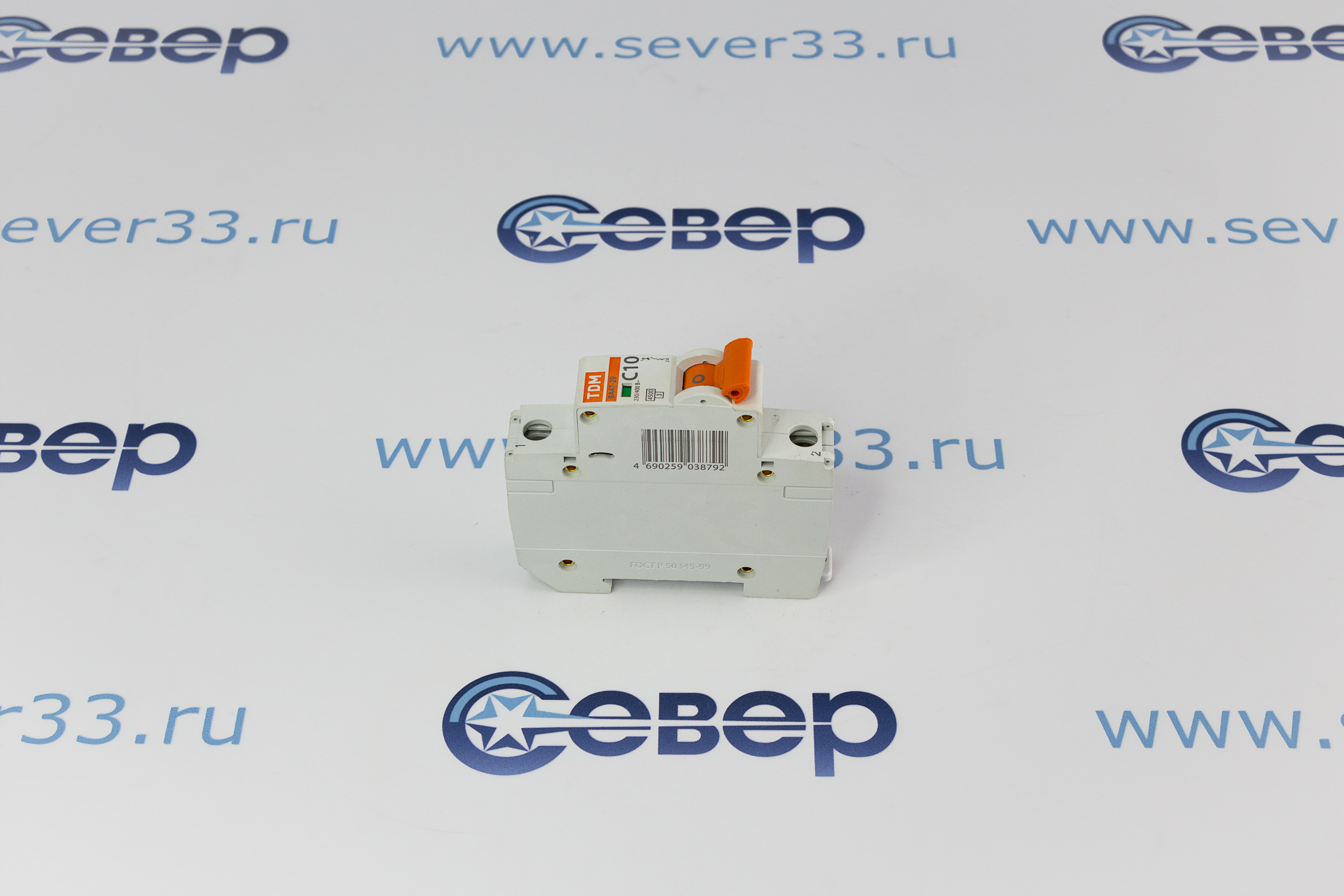 Автомат эл. TDM ВА47-29 С 1р 10А 220V_2