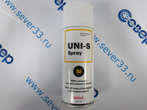 Смазка EFELE UNI-S SPRAY гибридное силиконовое средство