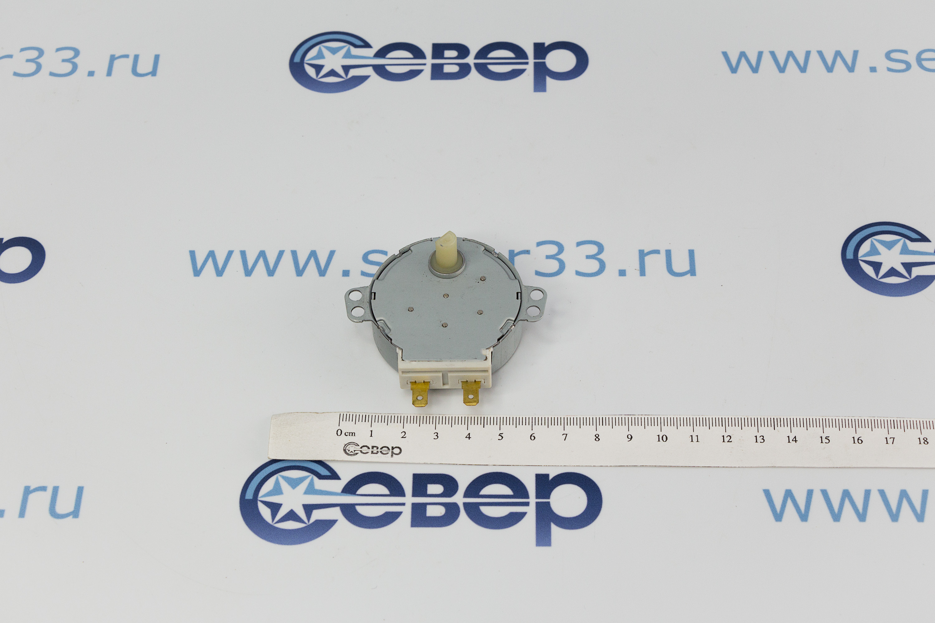 СВЧ Мотор тарелки 21V, 5060Hz,2,53 обор. в мин., 2 контакта, мощность до 4W_4