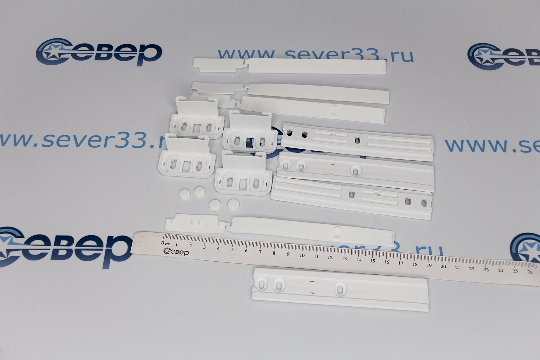 Крепеж фасада для встраиваемого холодильника (12-планок) 312150_2