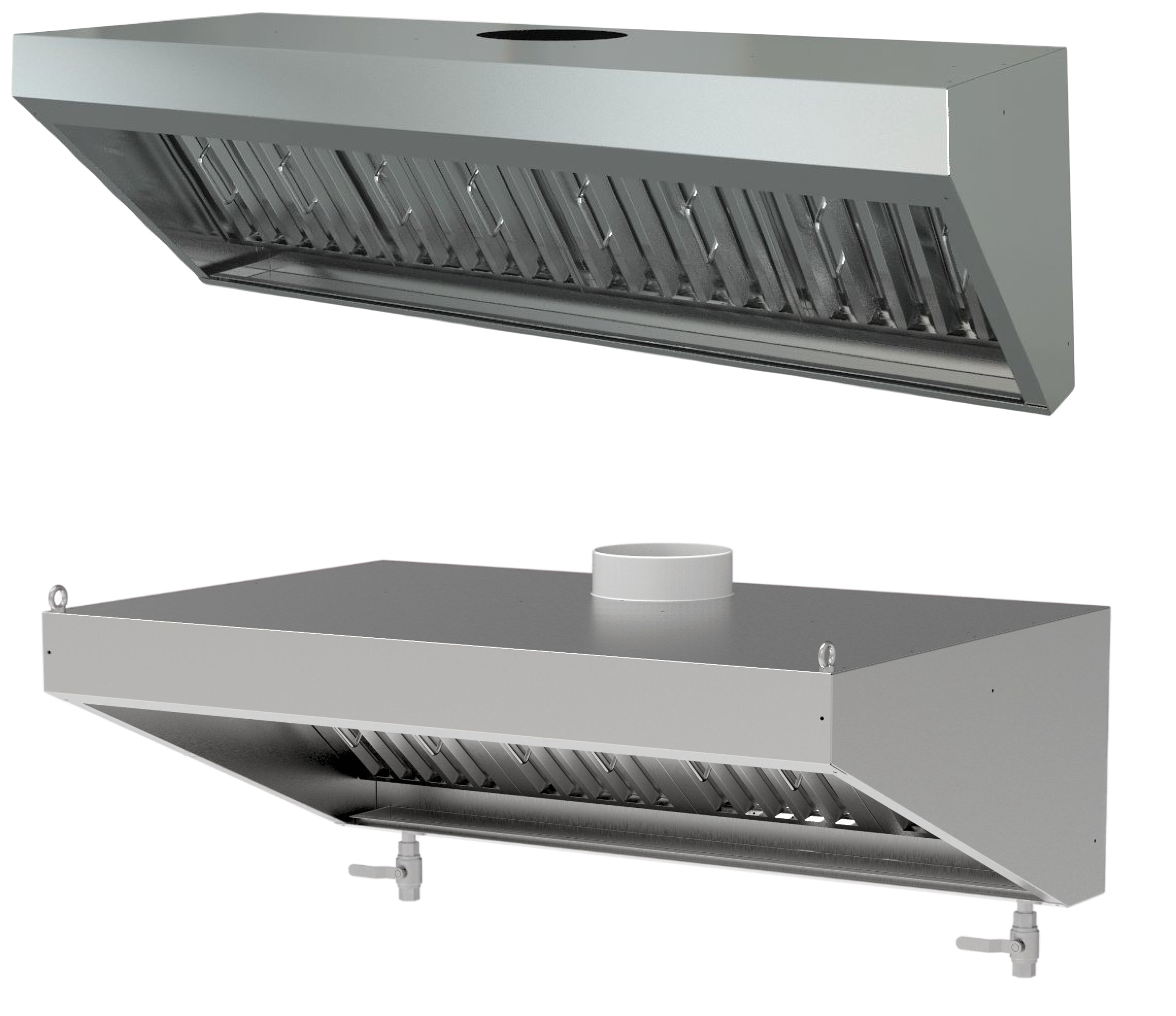 Зонт вентиляционный настенный ЗВН-1400х1000х400