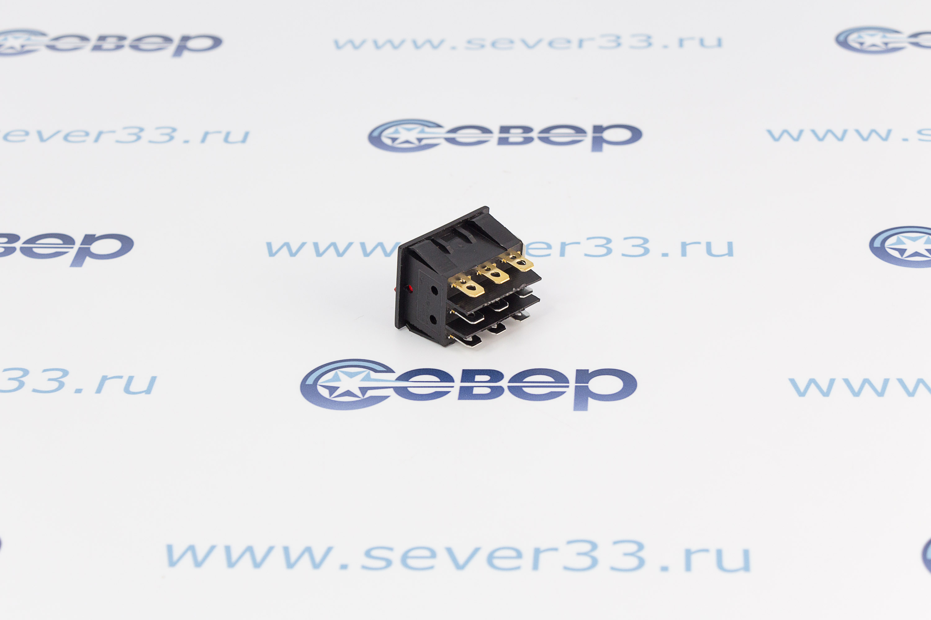 Выключатель 3-клавишный с индикацией, 380 V_3