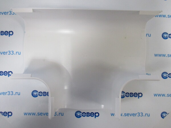 Тройник накладной 90 град. для РКК-74х55 (белый)1