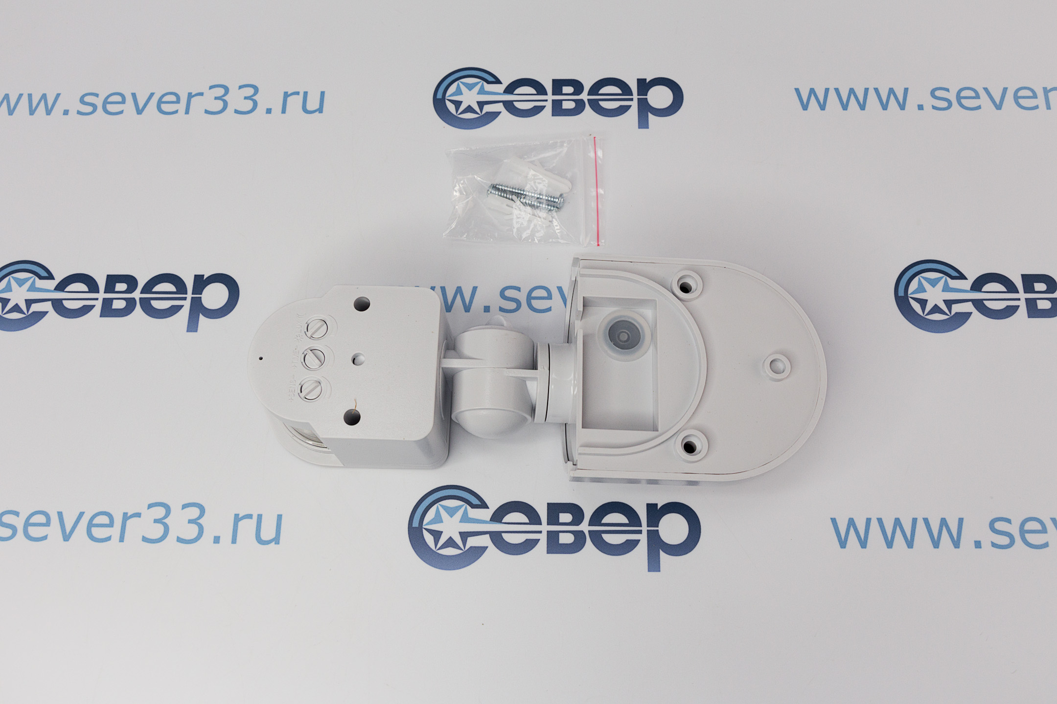 Датчик движения TDM ДДС-01 1100Вт, 5-480с, 2-12м, 5+Лк, 180гр, IP44_3