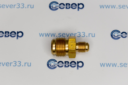 Штуцер переходной DJ 1/4-1/2 внешн.резьба | Продажа, монтаж и обслуживание холодильного оборудования | Север33