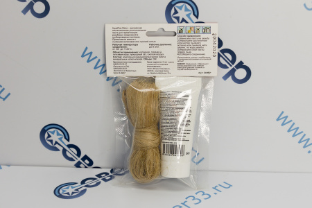 Сантехническая паста для герметизации резьбы AQUAFLAX NANO 30гр+лен евро15гр | Продажа, монтаж и обслуживание холодильного оборудования | Север33