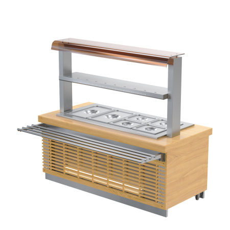 Мармит 2-х блюд Атеси М2- 900-1240-02-П | Продажа, монтаж и обслуживание холодильного оборудования | Север33