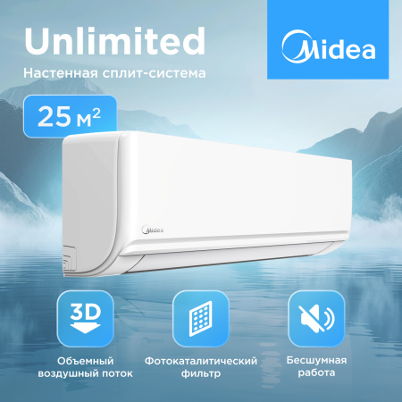 Сплит-система Midea Unlimited MSAG2-09HRN1-I/MSAG2-09HRN1-O | Продажа, монтаж и обслуживание холодильного оборудования | Север33