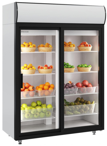Шкаф холодильный Polair DM110Sd-S двери купе_3