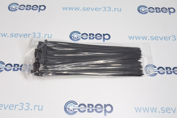Стяжки нейлоновые 5x250 черный FORTISFLEX_1
