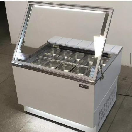 Холодильная витрина Glacier Берта с крышкой на пневмодоводчиках 2,0 (+2…+8 ºС) | Продажа, монтаж и обслуживание холодильного оборудования | Север33