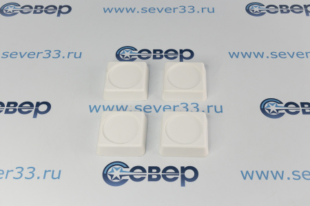 Антивибрационные подставки Ozone CMA-16W, белые квадратные | Продажа, монтаж и обслуживание холодильного оборудования | Север33