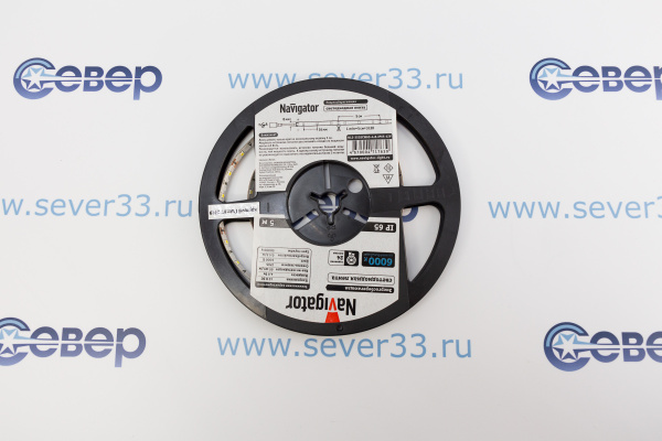 Лента светодиодная Navigator IP65 12V 9.6Втм 6000К 71 706 NLS-3528CW120 серия PRO СД_2