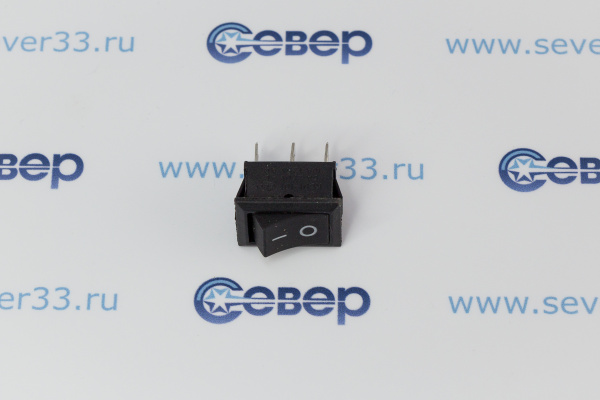 Переключатель KCD1-102-C3-B3P on-on Черный_1