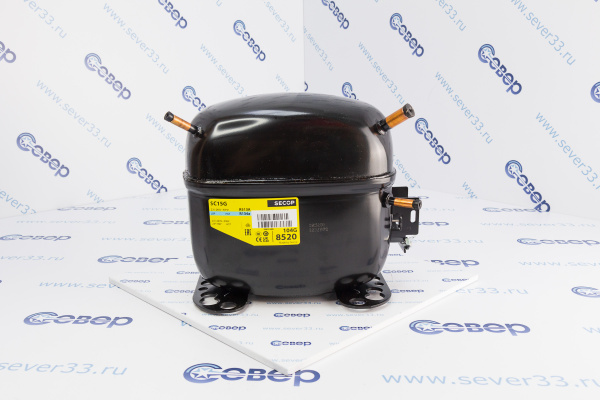 Компрессор Secop SC15G (R-134а)(To=-25 C 224 Вт,То=- 10 С 579 tk=45 C)_1