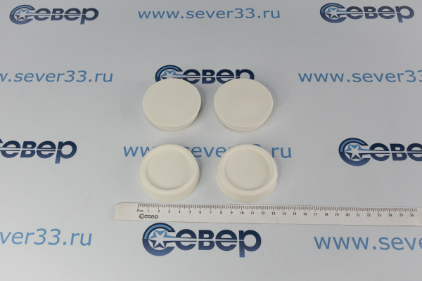 Антивибрационные подставки Ozone CMA-18W, белые круглые полнотелые_3