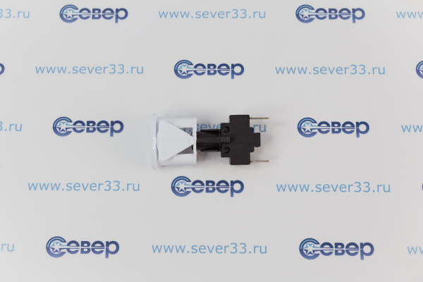 Кнопка подсветки GEFEST, DARINA ПКН-507-113 овал (белая)_1