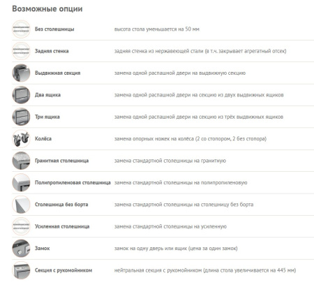 Холодильный стол HICOLD SNE/11 TN W нижн, 2 двери (-2...+10°С) | Продажа, монтаж и обслуживание холодильного оборудования | Север33