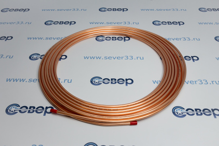 Труба медная  1/4" 0,60 ASTM B68 (Россия) 15м | Продажа, монтаж и обслуживание холодильного оборудования | Север33