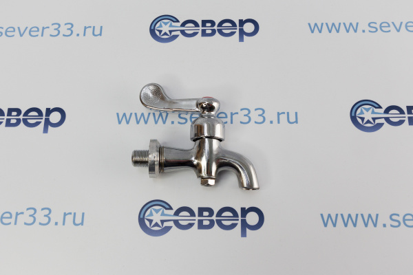 Кран для горячей воды d=16 без гайки_1