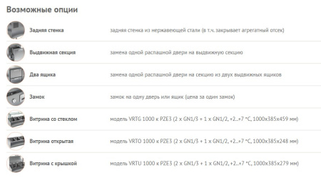 Стол охлаждаемый для пиццы HICOLD PZ1-1/GN, стекло, бок, 1 дверь (+2...+10°С) | Продажа, монтаж и обслуживание холодильного оборудования | Север33
