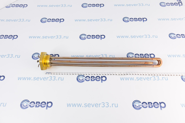 БЛОК-ТЭН RDT, 6000Вт(2000x3), медь, G1 12, L420мм, 220380В_4