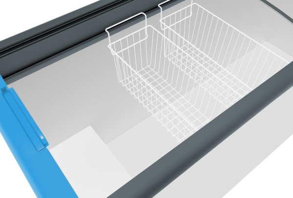 Морозильный ларь Gellar FG 250 E с гнутой крышкой_6