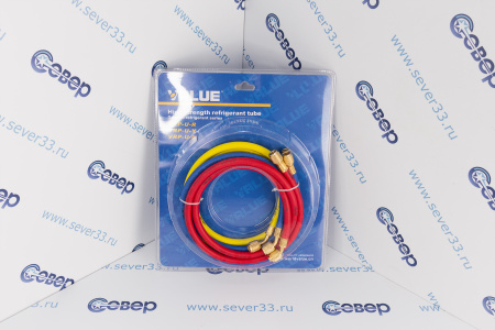 Шланг заправочный 120см VRP-U (компл. 3 шт.)  R12, R22, R134 | Продажа, монтаж и обслуживание холодильного оборудования | Север33