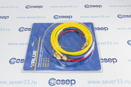 Шланг заправочный 150 см VRP-U (компл. 3 шт.)  R12, R22, R134 | Продажа, монтаж и обслуживание холодильного оборудования | Север33