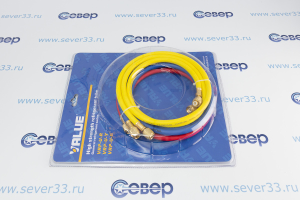 Шланг заправочный 150 см VRP-U (компл. 3 шт.)  R12, R22, R134_2