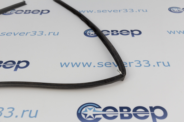 Уплотнитель дверцы духовки Дарина П-образный. Размеры 335x400х335мм (4 крючка)_2