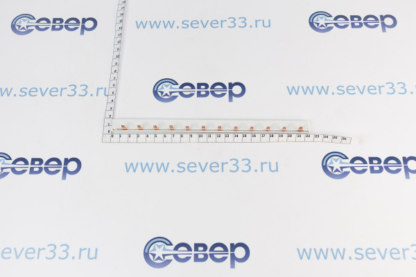 Шина соединительная 1ф 63А 12 модулей 22 см_5