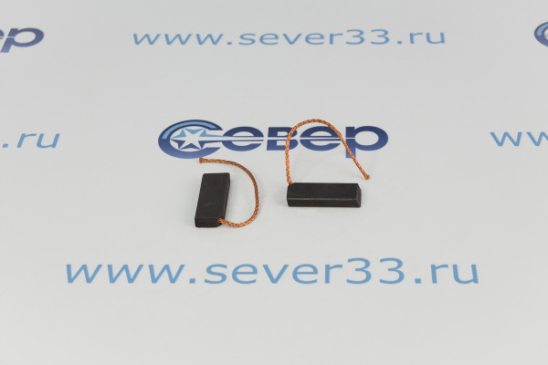 Щетки угольные для эл двиг (к-т) 5x12 5x35мм провод с боку SKL_1