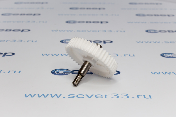 Шестерня мясорубки PANASONIC_POLARIS с металлическим валом, Д-82мм (Прямые зубья)_2