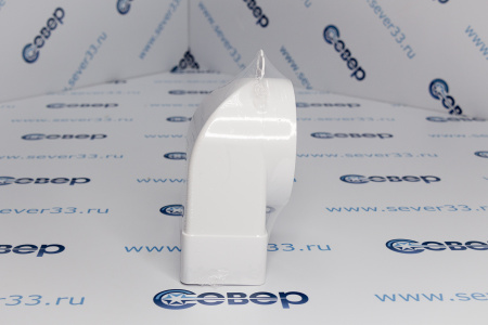 612СК10КП, Соединитель угловой 90°, плоского воздуховода с круглым пластик, 60х120/D100			 | Продажа, монтаж и обслуживание холодильного оборудования | Север33