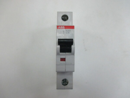 Автоматический выключатель ABB 1-полюсной S201 C6 | Продажа, монтаж и обслуживание холодильного оборудования | Север33