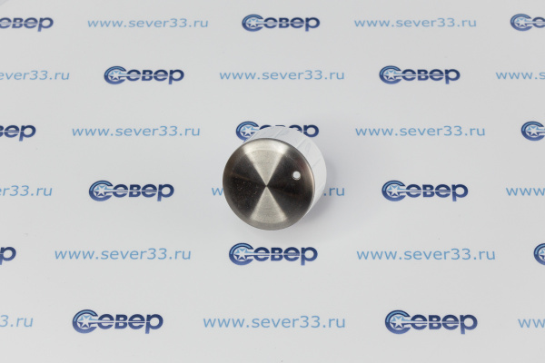 Ручка крана De Luxe мод. 5040 Г, белая, нов.обр. (длинная ножка, для газ. плит) без пружин_1