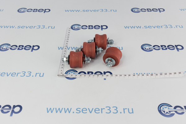 Антивибрационные опоры RF-V120P (4 шт, до 120кг, красные)_3
