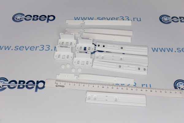 Крепеж фасада для встраиваемого холодильника (12-планок) 312150_2