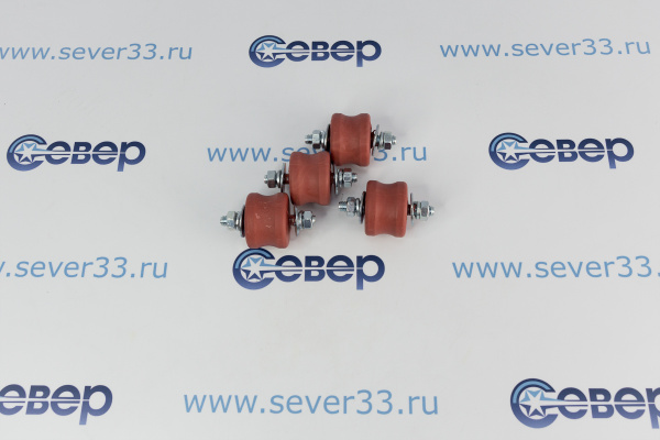 Антивибрационные опоры RF-V120P (4 шт, до 120кг, красные)_2