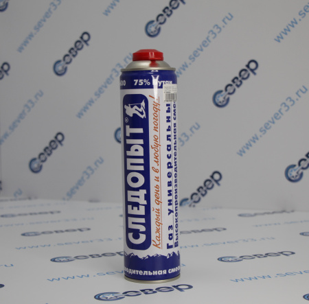 Газ для порт. плит "СЛЕДОПЫТ", метал. баллон, 336гр. резьб., (всесезонный) | Продажа, монтаж и обслуживание холодильного оборудования | Север33