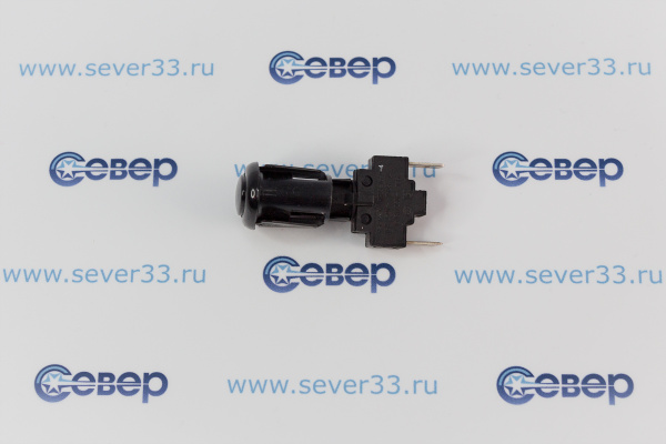 Кнопка подсветки GEFEST ПКН-507-223 овал (черная)_1