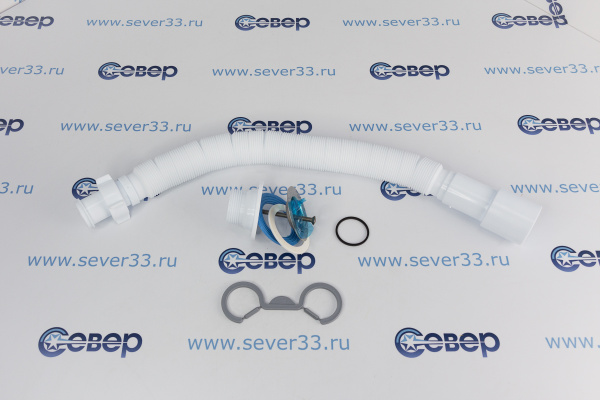 Сифон гофрированный 1 14x4050 удлиненный (кодG216) 9-80279_1