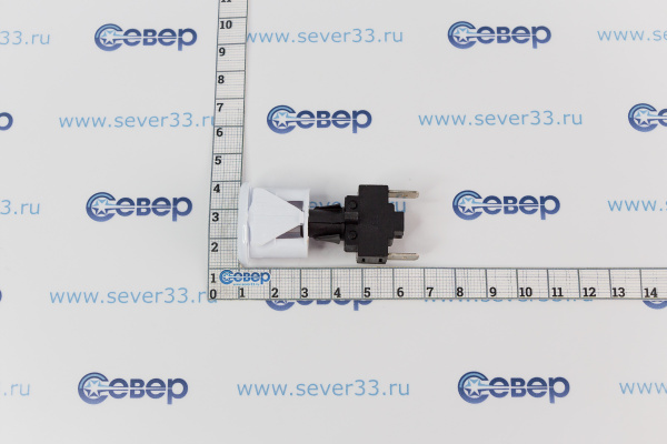 Кнопка подсветки GEFEST, DARINA ПКН-507-113 овал (белая)_2