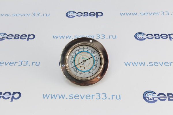 Манометр с глицерином, 80 мм. (R22; R134a;R404A; R407C) BCJH-NG-RC-80_1