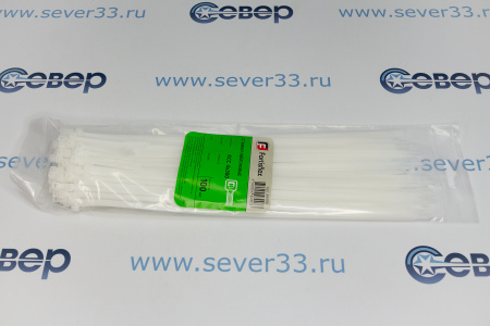 Стяжки нейлоновые 4x300 белый FORTISFLEX | Продажа, монтаж и обслуживание холодильного оборудования | Север33