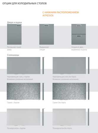 Морозильный стол HICOLD SNE/11 BT W, нижн, 2 двери (-18°С) | Продажа, монтаж и обслуживание холодильного оборудования | Север33