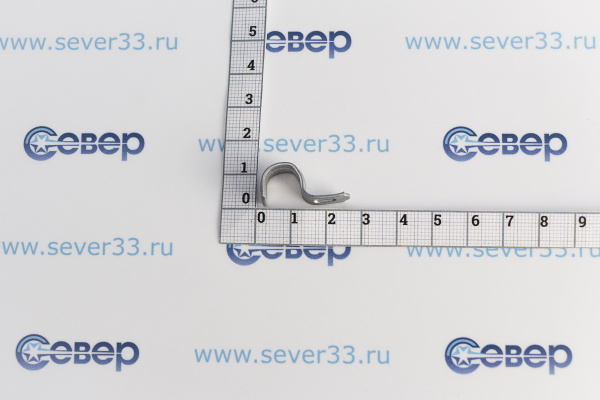 Скоба металлическая однолапковая d10-11mm Труд_3