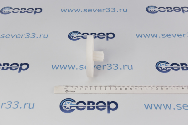 Шестеренка мясорубки BRAUN 67000898 (большая) MGR001UN  D84мм d21мм H34мм_3