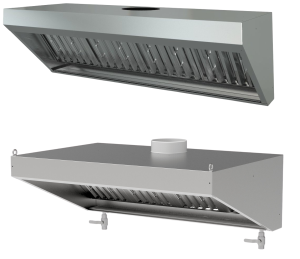 Зонт вентиляционный настенный ЗВН-1400х1000х400